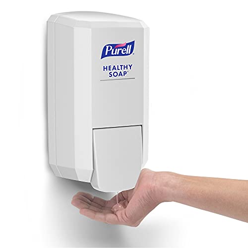 PURELL CS2 Manual Hand Soap Dispenser, White, for 1000 mL PURELL CS2 Healthy SOAP Refills (Pack of 1) - 4131-06