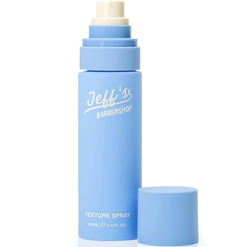 Jeff's Barbershop Sea Salt Texture Hair Spray 3.4 fl oz - Light Hold, Volumizing & Thickening for Men & Women, Clear Variant