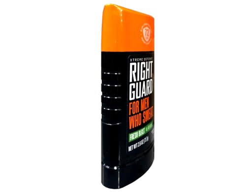 Right Guard Xtreme Defense 5 Anti-Perspirant & Deodorant Pack of 5 - Fresh Blast 2.6 Oz
