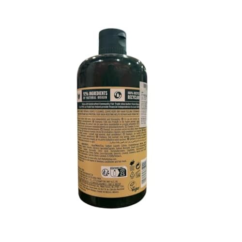 The Body Shop Shea Intense Repair Shampoo, 13.5 fl oz, For Dry Hair, Vegan