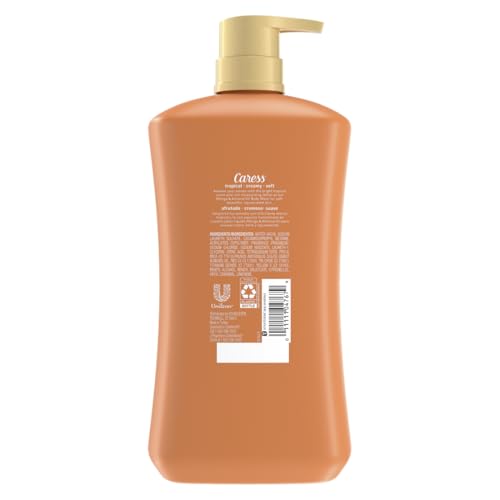 Caress Body Wash, Mango & Almond Oil 2-Pack ? Moisturizing Body Wash for Smooth & Rejuvenated Skin, Body Soap Liquid, 30 Fl Oz Ea