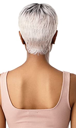 WIGPOP Outre Full Wig Nola - Off Black 1B, Heat-Resistant Synthetic Wig