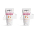 Eucerin Sun Sensitive Mineral Baby Sunscreen Lotion SPF 50 with Zinc Oxide Protection,Hypoallergenic Mineral Sunscreen for Babies,Tear Free and Fragrance Free,4 Fl Oz Tube,(Pack of 2)