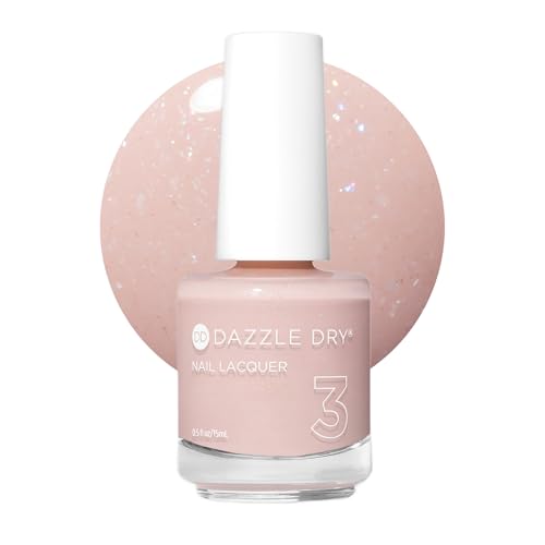 Dazzle Dry Nail Lacquer Step 3 Wish 0.5 Fl Oz - Long-Lasting, Quick-Drying Nail Polish