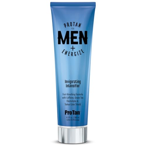 ProTan Men Energize Invigorating Tanning Intensifier with Tattoo Color Shield 9.5oz