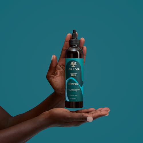 As I Am Bond Repair Shampoo - 8 oz - with Moringa, Amla, & Ceramides - Hair Repair Treatment For Damaged Hair