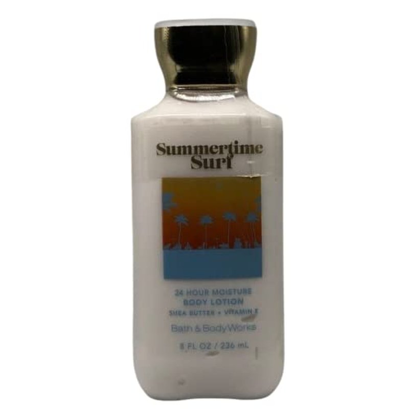 Bath and Body Works Gift Set of 10 oz Shower Gel and 8 oz Lotion (Summertime Surf)