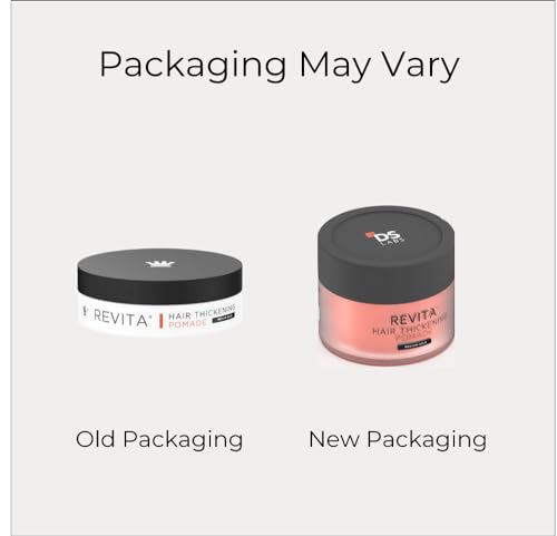Revita Thickening Hair Pomade for Men - Matte Styling Cream with Biotin & Caffeine, Medium Hold, Fuller-Looking Hair, 3.3 Fl Oz