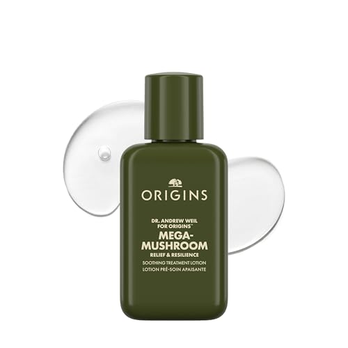 Origins Mega-Mushroom Soothing Treatment Lotion 3.4 Fl Oz Mini Travel Size for Sensitive Skin