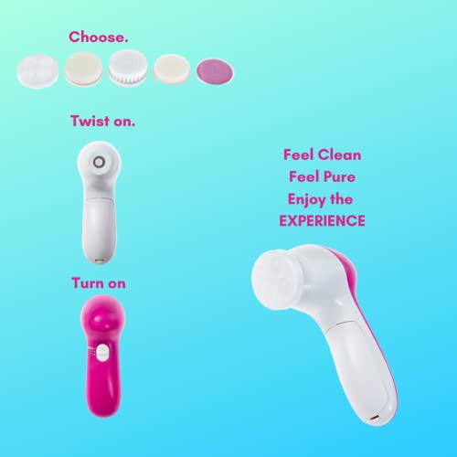 Kids Spa Playset with Facial Cleansing Machine, Mud Mask & Headband - Deluxe Toy Kit