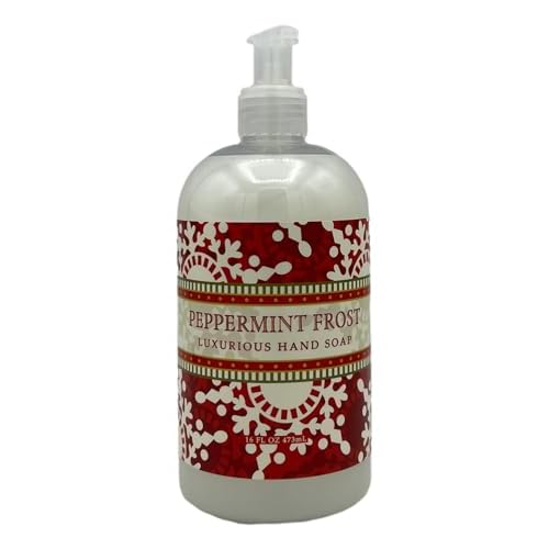Greenwich Bay PEPPERMINT FROST Hand Soap with Shea Butter and Peppermint Oil 16oz
