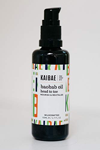 Organic Baobab Oil for Hair & Skin - Vegan, Cold-Pressed, 50ml