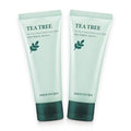 Papa Recipe Mud Cream Mask with Tea Tree - Pack of 2, Pore Purifying & Gentle Exfoliating for Sensitive Skin