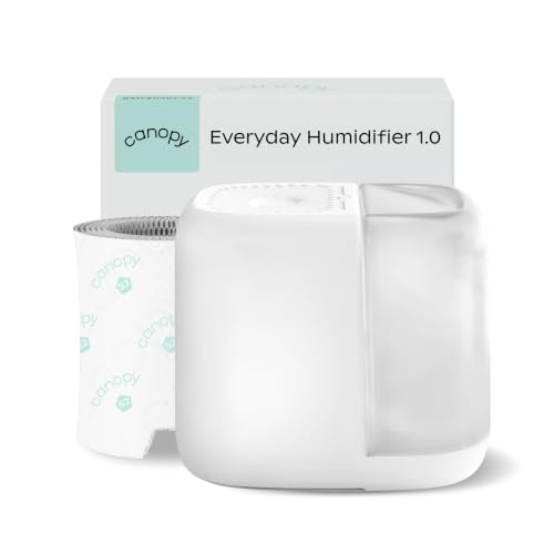 Canopy Bedside Evaporative Humidifier White V1.0, 36H Run, 2.5L Capacity