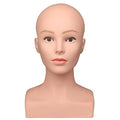 Realistic Female Mannequin Head with Shoulders for Wig Display & Styling