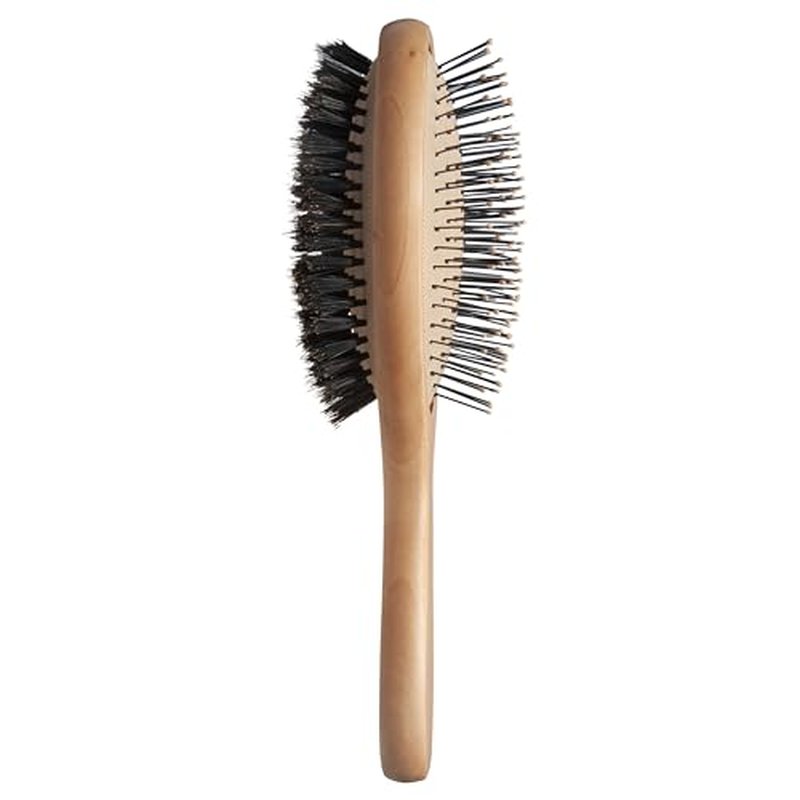 Kent 91T Black Graphite Wide Tooth Detangler Hair Comb for Curly and Wavy Hair - for Women and Men, Large Handle Shower Comb for Effective Detangling for Wet Hair, Handmade Polished