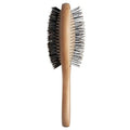 Kent 91T Black Graphite Wide Tooth Detangler Hair Comb for Curly and Wavy Hair - for Women and Men, Large Handle Shower Comb for Effective Detangling for Wet Hair, Handmade Polished
