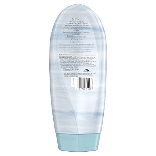 Olay Body Wash for Women, Moisture Ribbons Plus Shea Butter & Blue Lotus, Deep Conditioning, 18 fl oz Pack of 4