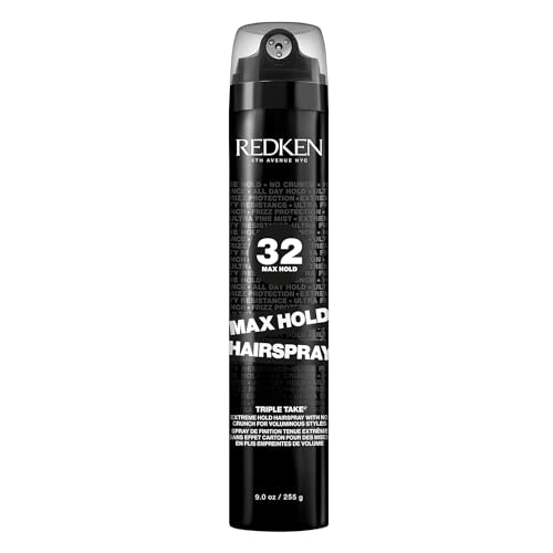 Redken Extreme Max Hold Hairspray 32 oz - All Hair Types, Long-Lasting, Professional-Quality