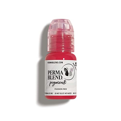 Perma Blend Passion Red Microblading & Lip Tattoo Ink 0.5 oz