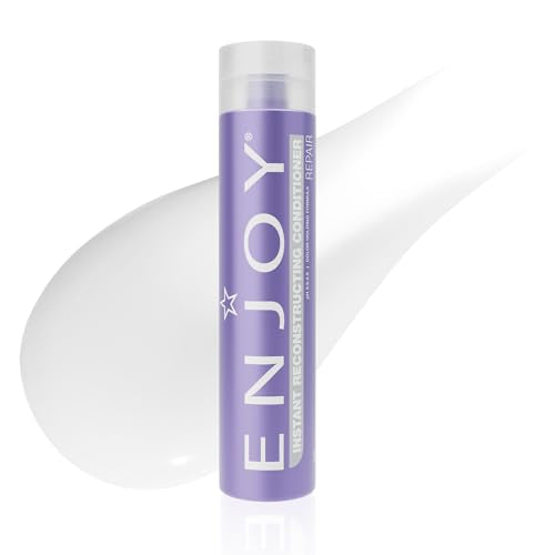 Enjoy Instant Reconstructing Conditioner for Damaged Hair 10 oz - Lightweight Deep Moisturizing with Keratin Amino Acids - Variation of THIS listing