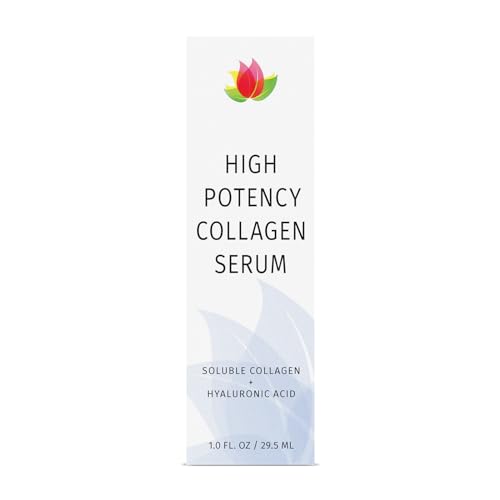 High Potency Collagen Face Serum with Hyaluronic Acid - 1 oz
