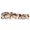 Wide Tooth Tortoise Shell Detangling Comb for All Hair Types