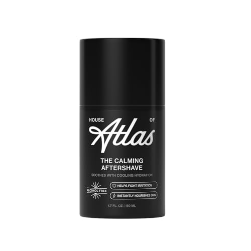 Calming Aftershave for Men, Hydrating & Soothing Post-Shave Lotion with Aloe, Chamomile & Witch Hazel, Alcohol Free, Lightweight, Restores Skin Barrier & Softens Stubble, 1.7 Fl. Oz