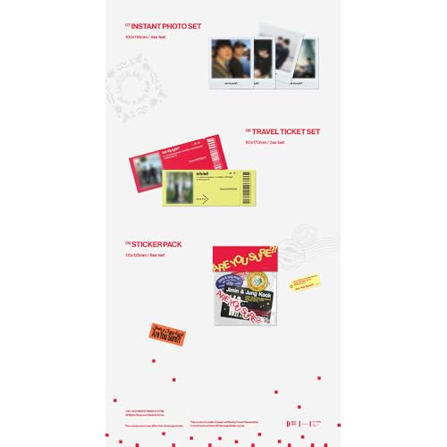 BTS Jimin & Jungkook Photo Book Set with Extra Photocards - KPOP Official Merchandise