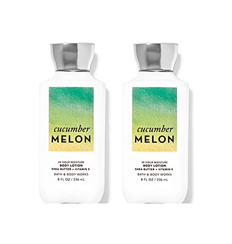 Cucumber Melon Body Lotion 8 Oz - 2 Pack | Hydrating Shea & Coconut Oil