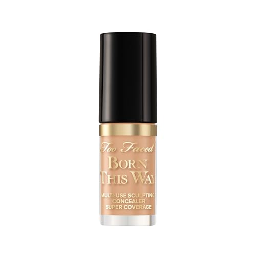 Too Faced Born This Way Super Coverage Multi-Use Concealer | Full Coverage, Non-Comedogenic, Oil Free + Long Lasting Concealer | Hyaluronic Acid, Coconut Water + Alpine Rose