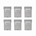 6 Pack Outdoor AC Disconnect Boxes 60A Non-Fused Pull-Out HVAC Switches