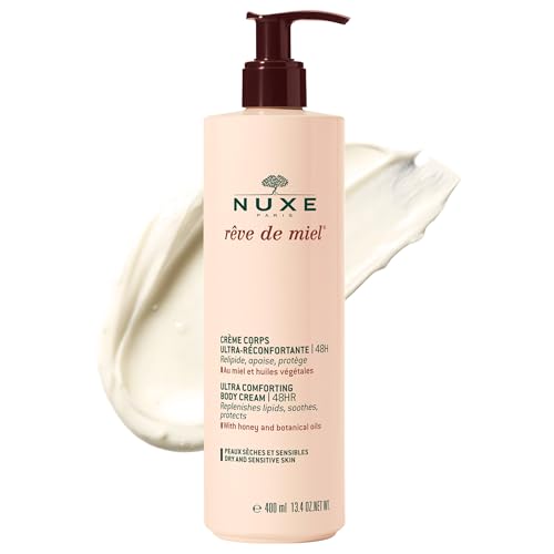 Nuxe R?ve de Miel Ultra-Comforting Body Cream With Shea Butter and Honey for Dry and Sensitive Skin, 13.4 Fl Oz