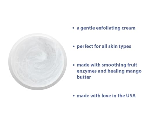 RAYA Enzyme Peeling Facial Cream for Sensitive Skin - Gentle Exfoliating Treatment