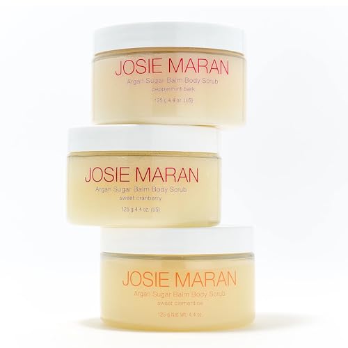 Citrus Argan Sugar Body Scrub Trio - 3 Pack Natural Exfoliant & Moisturizer