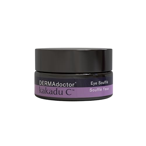 DERMAdoctor Vitamin C Eye Cream with Vitamin E for Dark Circles 0.5 Fl oz