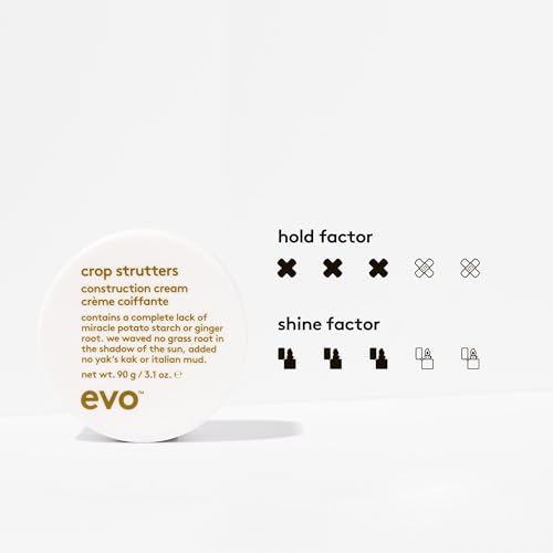 EVO Medium Hold Hair Styling Cream for All Hair Types - 3.2 oz