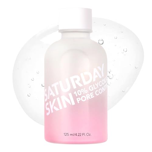Saturday Skin Pore Clarifying Glycolic Acid Toner - Pore Minimizer Face & Pore Toner