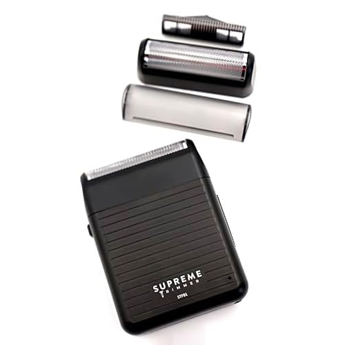 Supreme Trimmer Solo Lite Foil Shaver for Men | Rechargeable Electric Razor + 90 Min Runtime, Type-C USB Fast Charging | Lightweight Travel Shaver, Easy to Carry | STF91