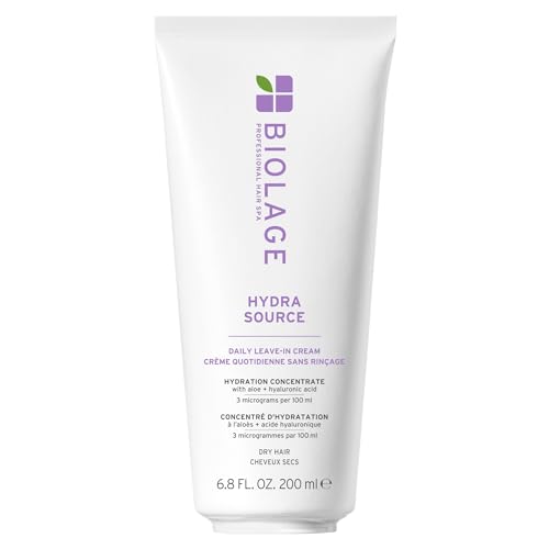 Biolage Hydra Source Leave-In Hair Cream 6.8 Fl Oz for Dry Hair - Moisturizing