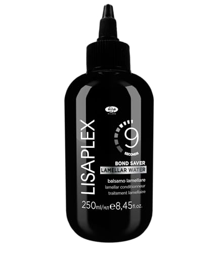 Lisap Lisaplex Bond Saver Lamellar Water 8.45 Fl Oz - 9 Sec Hair Repair & Detangling