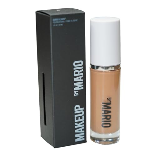 MAKEUP BY MARIO SurrealSkin Liquid Foundation, Liquid Formula, Vegan, Long-wearing coverage, Hydrating, Natural Finish, Size 30 mL (16C - medium with cool undertone)