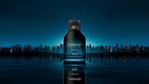 Unwind Eau de Parfum 3.4 Fl Oz - Relaxing Woody Floral Scent for Men