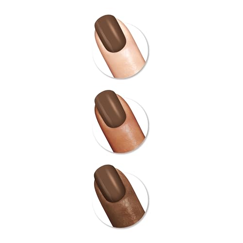 Sally Hansen Insta-Dri Hershey Kisses Nail Polish | Quick Dry, Long Lasting, Streak-Free Shine | Opaque, Glossy | 727 More KISSES Plz | Cocoa Brown Nail Color