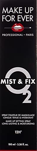 Make Up For Ever Mist & Fix Makeup Setting Spray 100ml / 3.38 Fl Oz - Alcohol-Free, Long-Lasting, Skin Protecting