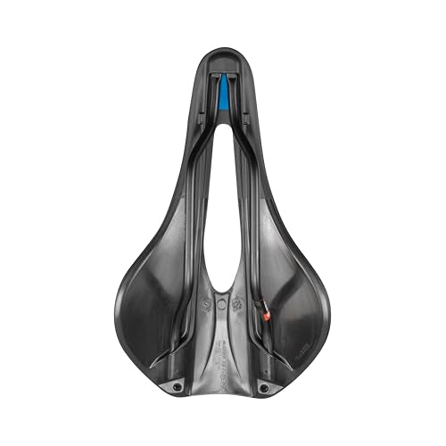 Cycling Saddle - Novus Evo Boost Superflow Unisex Bike Seat 248x145mm Black