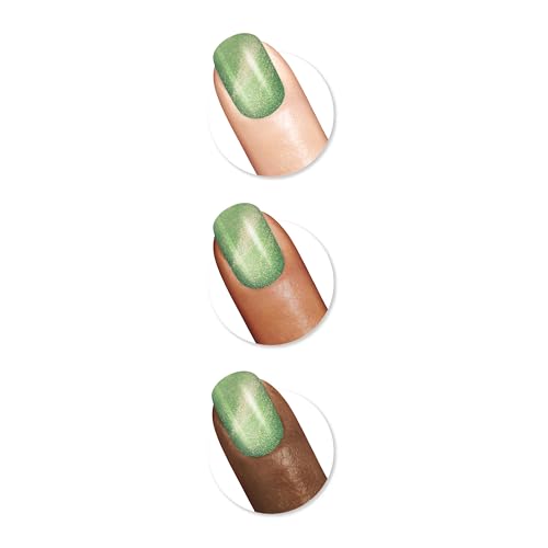 Sally Hansen Miracle Gel¢â, Under the Tree, Long Lasting, Gel-Like Formula, No UV Lamp Needed, Green Glitter Nail Polish