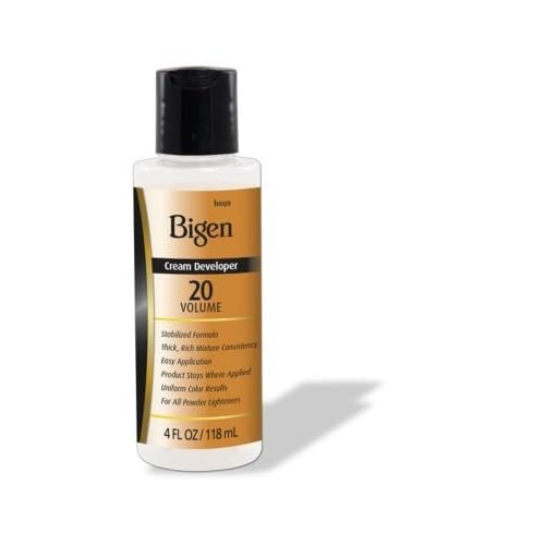 Bigen P&r Cream Developer 20 Volume, 4 Oz