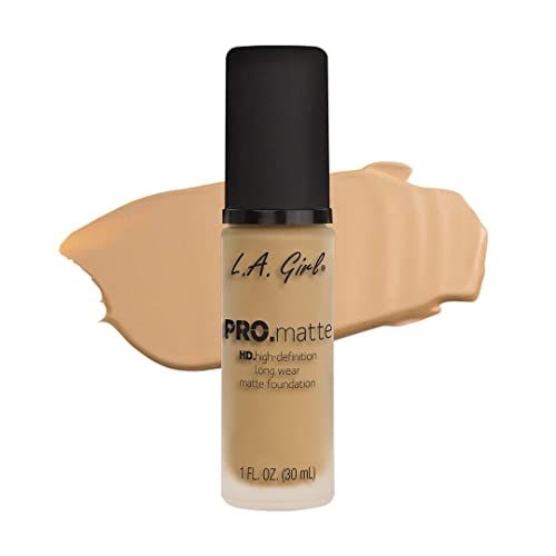 L.A. Girl Pro Matte Foundation, Beige, One Size
