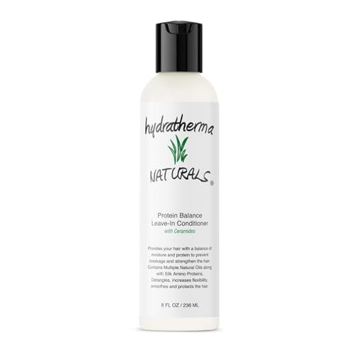 Hydratherma Naturals Protein Balance Leave-In Conditioner 8 Oz - Hair Moisturizer & Strengthener
